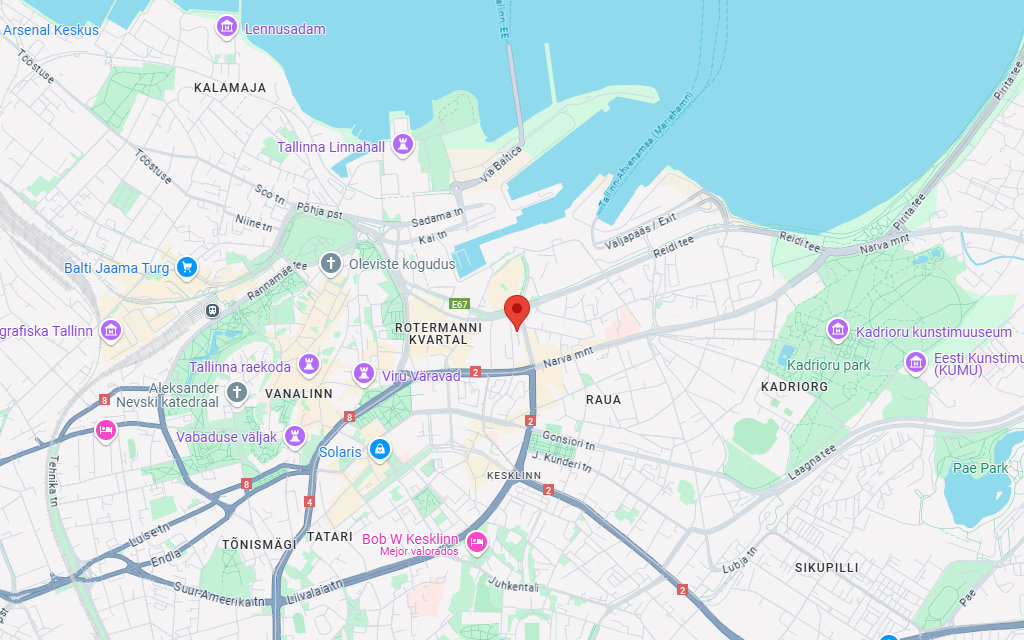 Map: Ahtri St. 12, 15551, Tallin, Estonia